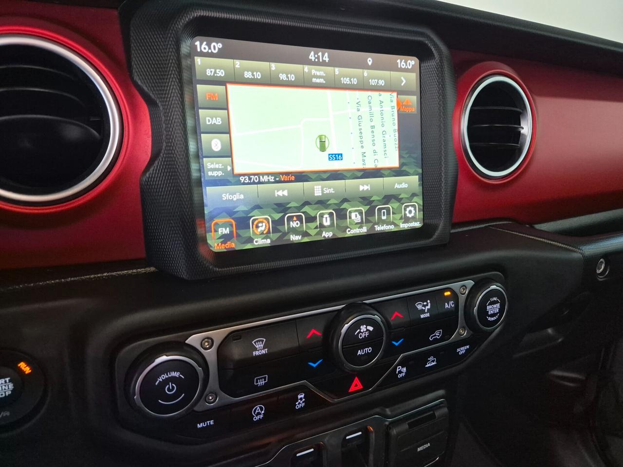Jeep Wrangler RUBICON 2.0 TURBO BENZINA 4WD 3 PORTE AUTOMATICA TETTO APRIBILE 1 PROPRIETARIO