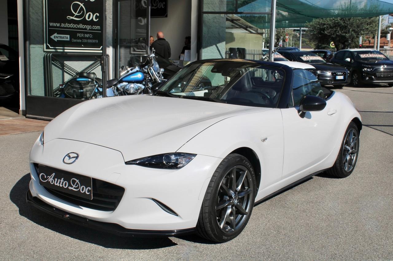 MAZDA MX-5 2.0 EXCEED 160CV PELLE ANTRACITE NAVY PLUS PDC POST KIT SCARICO SPORT