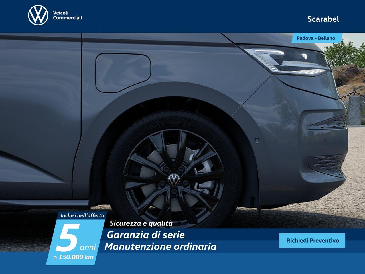Volkswagen T7 Multivan lungo 1.5 phev life 4motion 245cv dsg 7p.ti