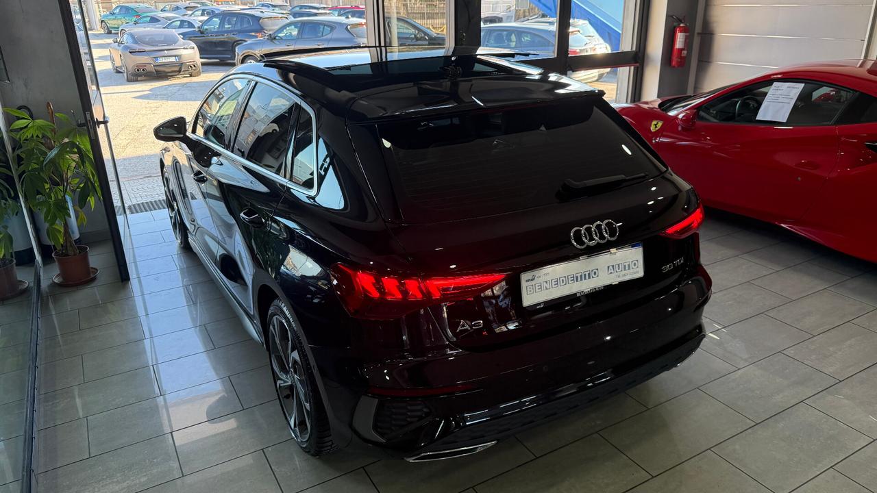 AUDI A 3 SPORTBACK S LINE TETTO S TRONIC