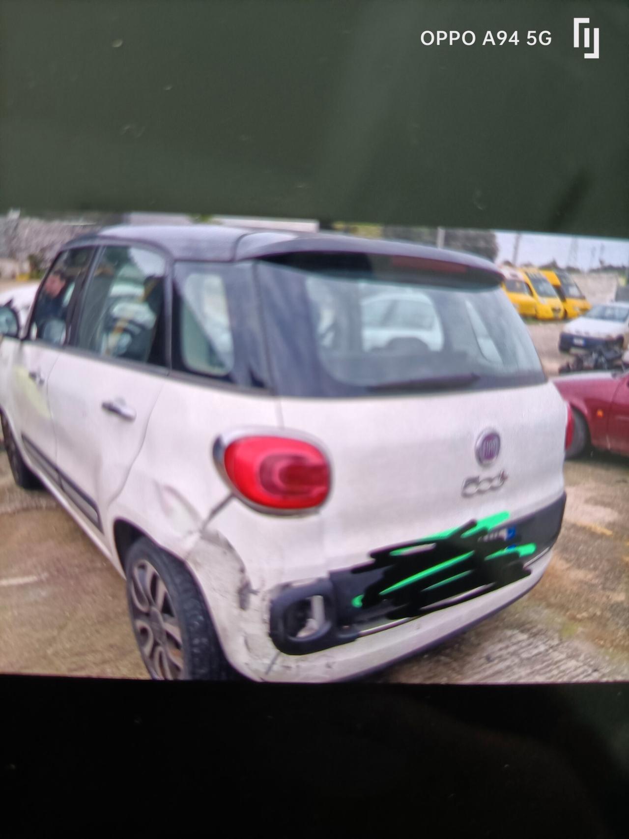 Fiat 500L 1.4 GPL sinistrata incidentata
