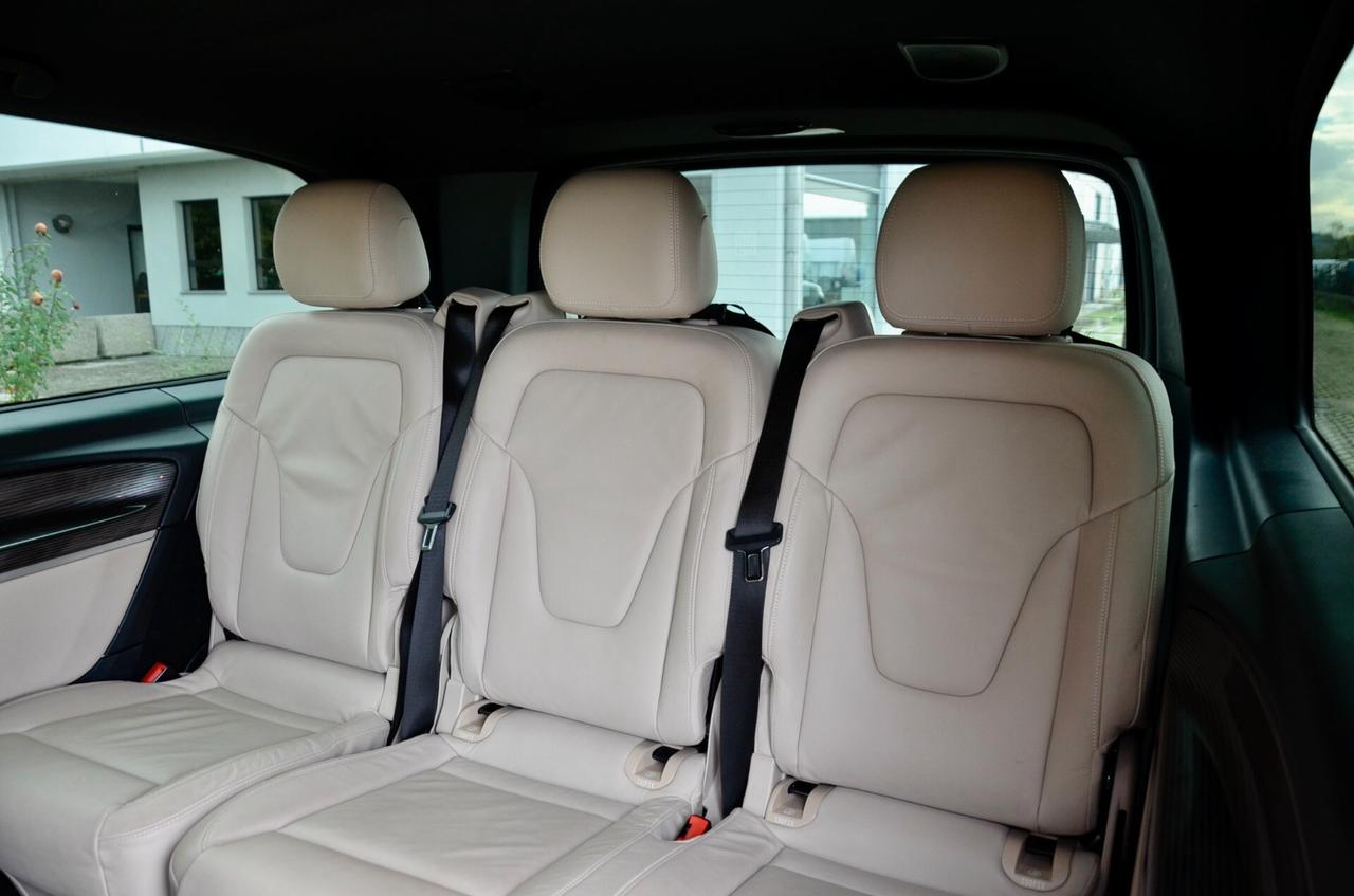 MERCEDES-BENZ V EXTRALONG 300d PREMIUM 4MATIC 237cv AUTO, 7 POSTI, PREZZO IVA ESCLUSA, UNICO UTILIZZATORE, UFF ITALIANA, SERVICE MERCEDES, BURMESTER, RETRO 360°, PORTE ELETTRICHE, PERMUTE