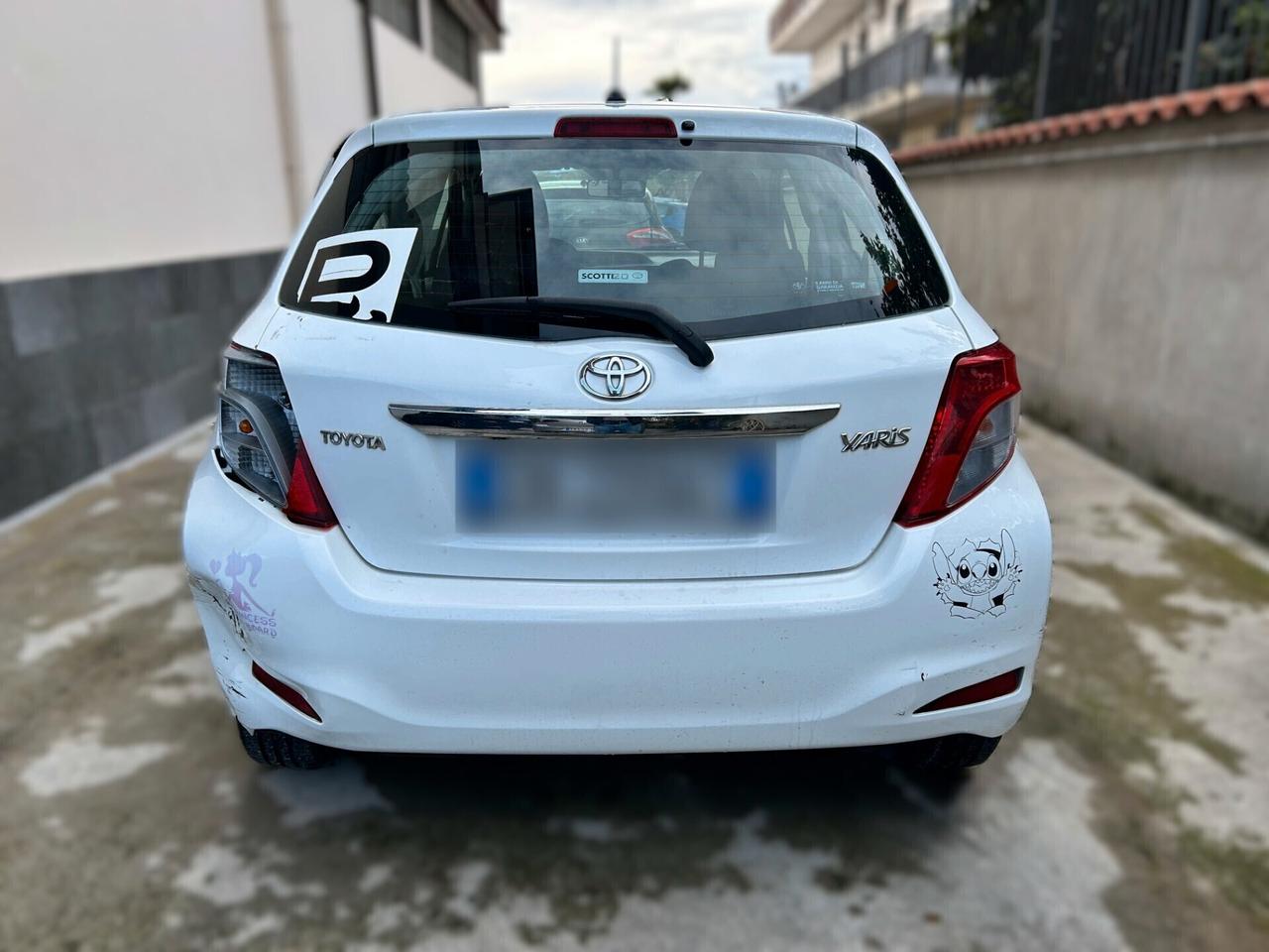 Toyota Yaris 1.0 Benzina 70CV - 2012 Incidentata