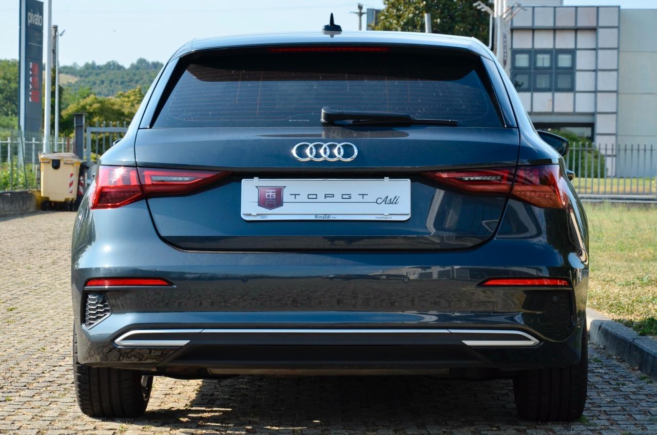 AUDI A3 SPORTBACK 40 1.4 TFSI-E PLUG-IN S-LINE EDITION 204cv S-TRONIC, GARANZIA AUDI 2/29, UFF ITALIANA, EURO 6D, TRATTAMENTO NANO, FULL LED, HI-FI PREMIUM, APPLE ANDROID, PERMUTE