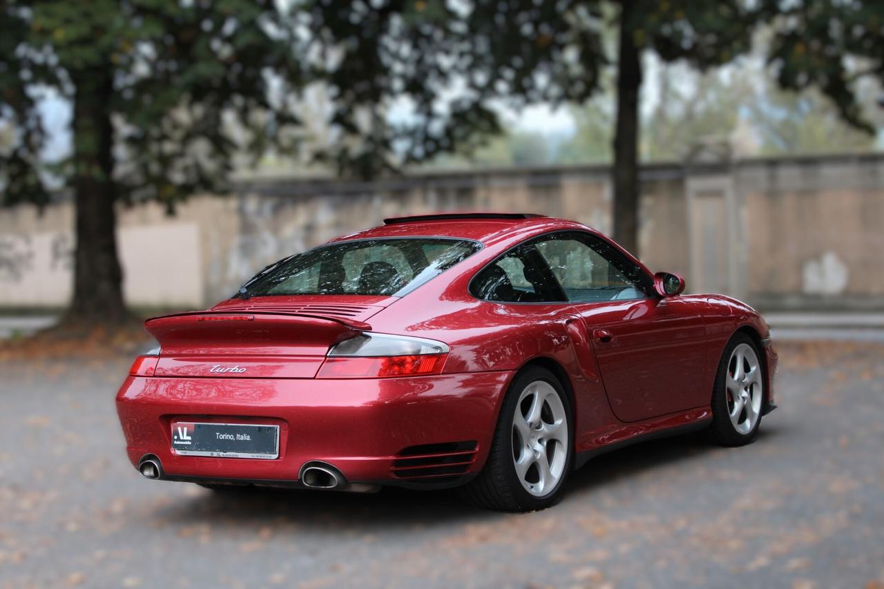 Porsche 911 Turbo cat Coupé * Orient Red*Cronologia COMPLETA*Stupenda