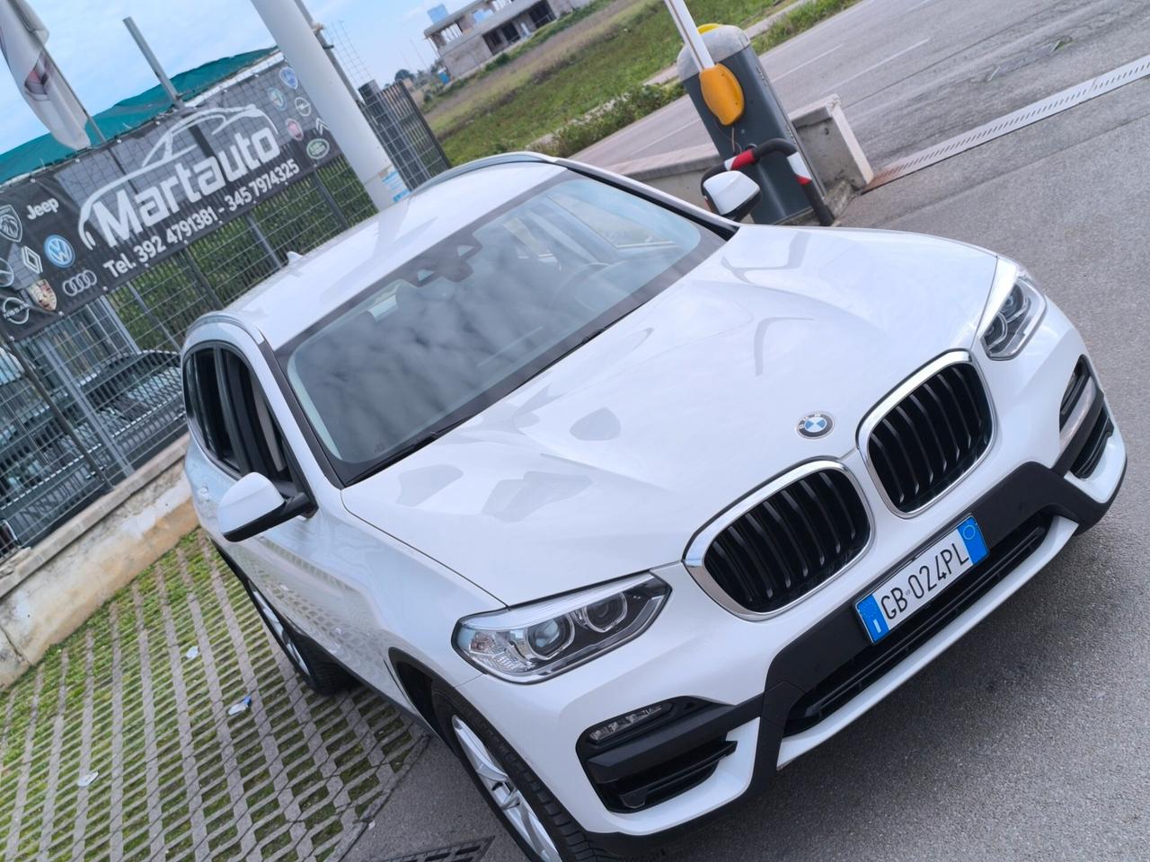 BMW X3 XDRIVE 2.0 DIESEL 190cv 07/20 KM 99.000 TAGLIANDI BMW LED/NAV/SENS.ANT POST/