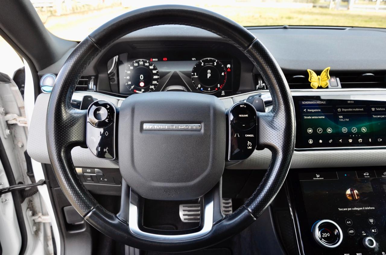 LAND ROVER RANGE ROVER EVOQUE 2.0d i4 MHEV R-DYNAMIC HSE AWD 150cv AUTO, UNICOPROPRIETARIO, PERFETTA, UFF ITALIANA, EURO 6D, NAVI, RETROCAMERA, 20", PERMUTE