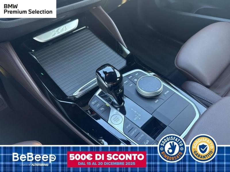 BMW X4 XDRIVE20D MHEV 48V MSPORT AUTO