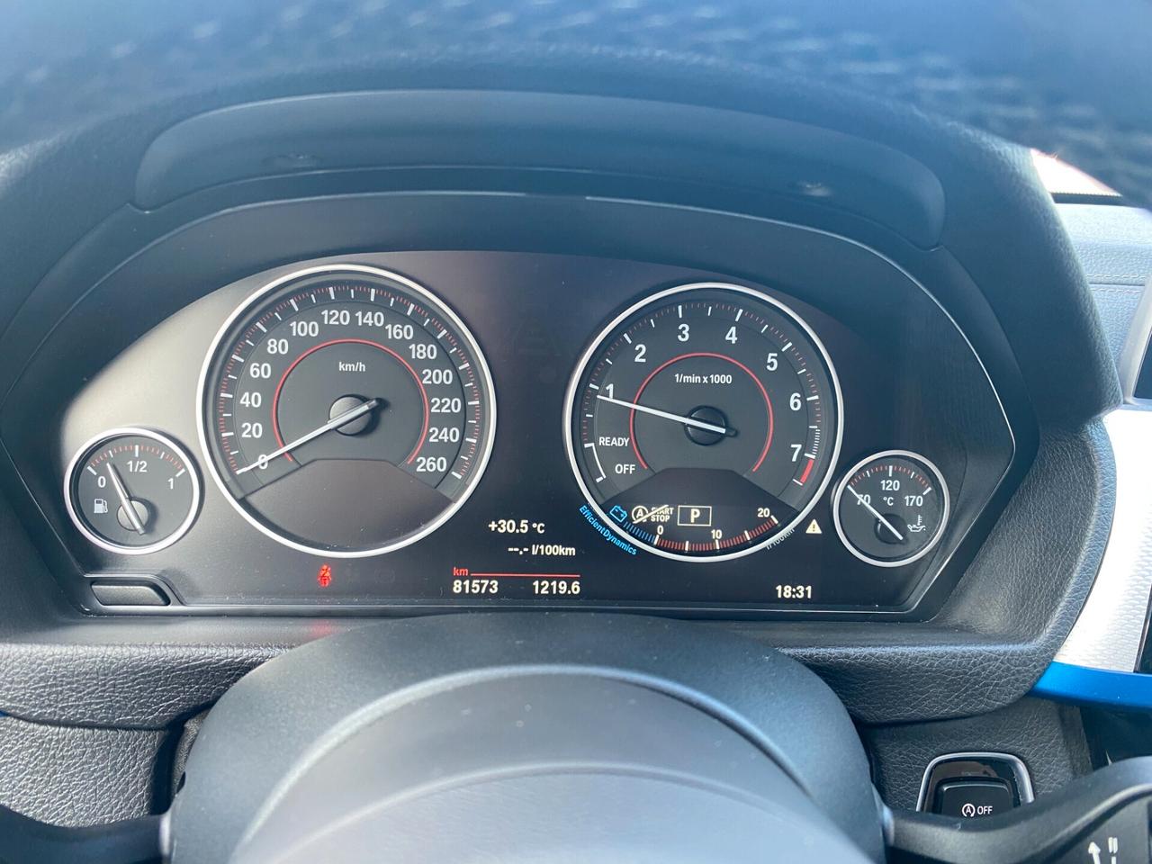 Bmw 318 318i M-SPORT Benzina Automatica 136 Cv. Full Black