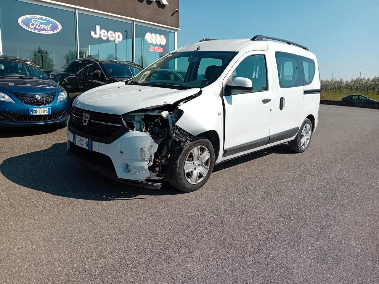 Dacia Dokker 1.5 blue dci E6 INCIDENTATO