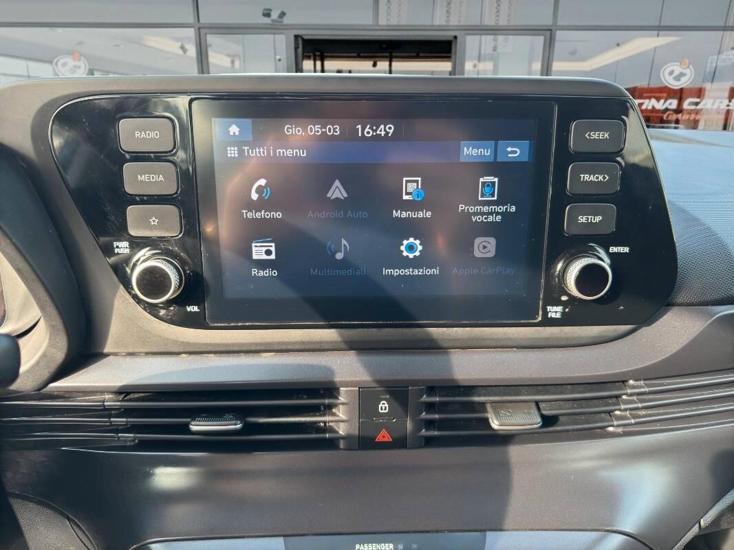 Hyundai i20 1.2 mpi Connectline con Telecamera e CarPlay