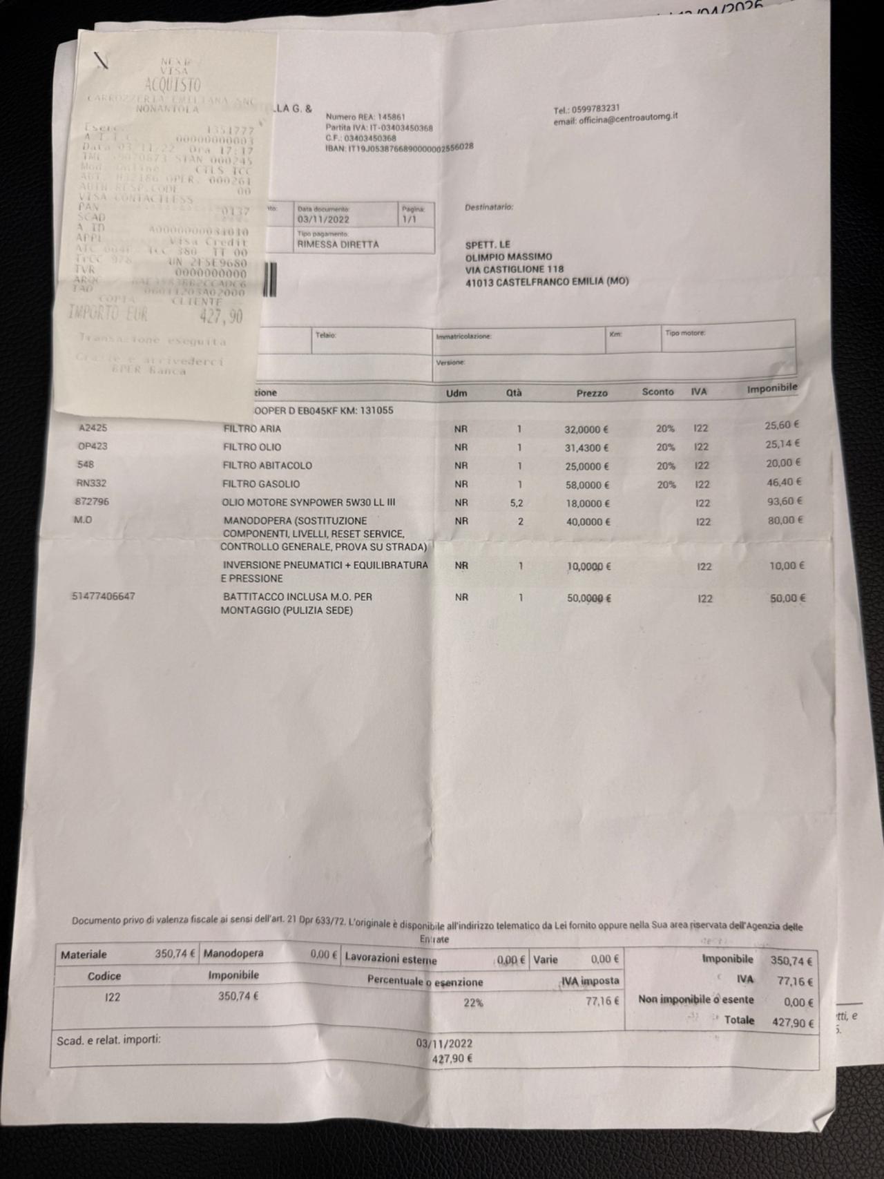 Mini 1.6 16V One D