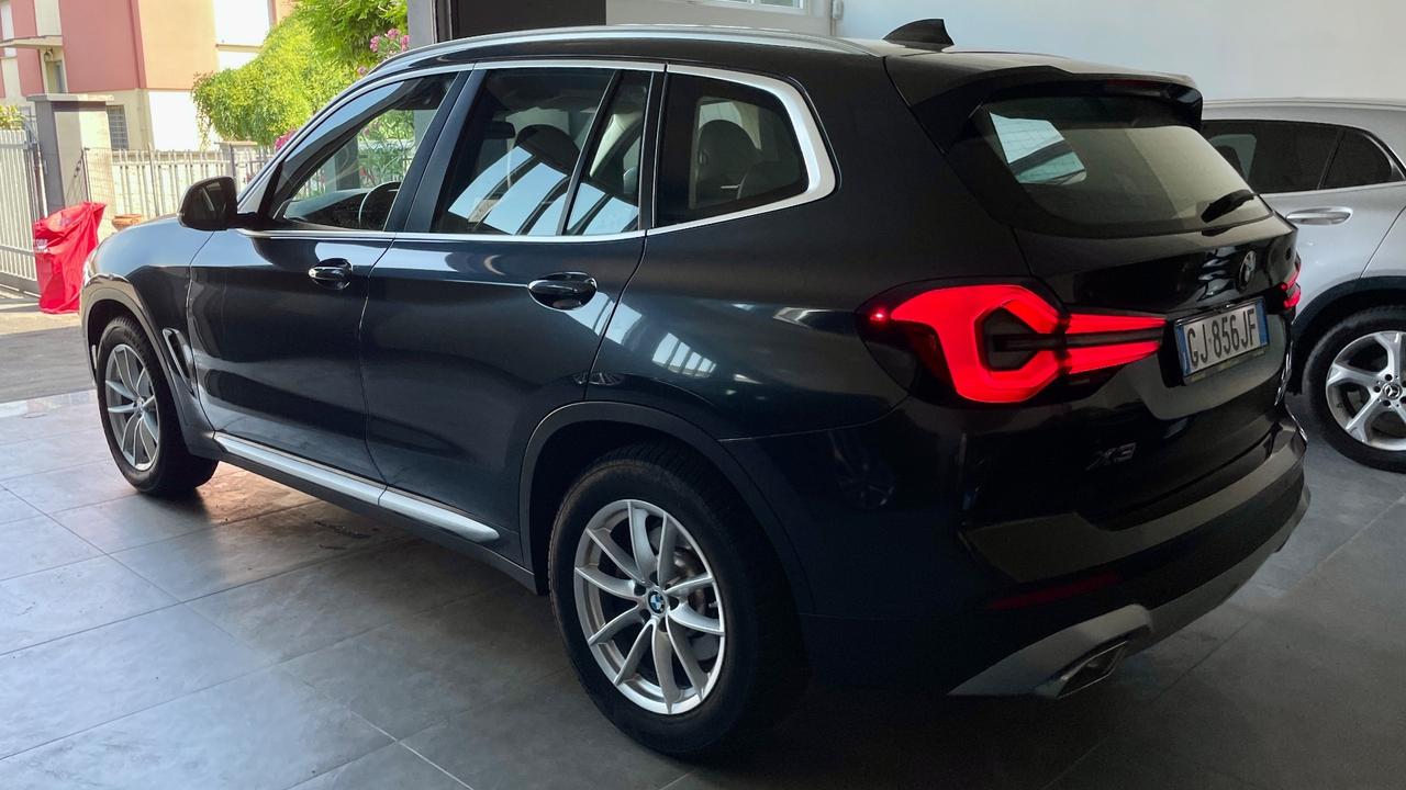 BMW X3 X-DRIVE 20D 48V 2.0 BUSINESS ADVANTAGE 190 CV - FULL LED, PELLE, TELECAMERE 360°
