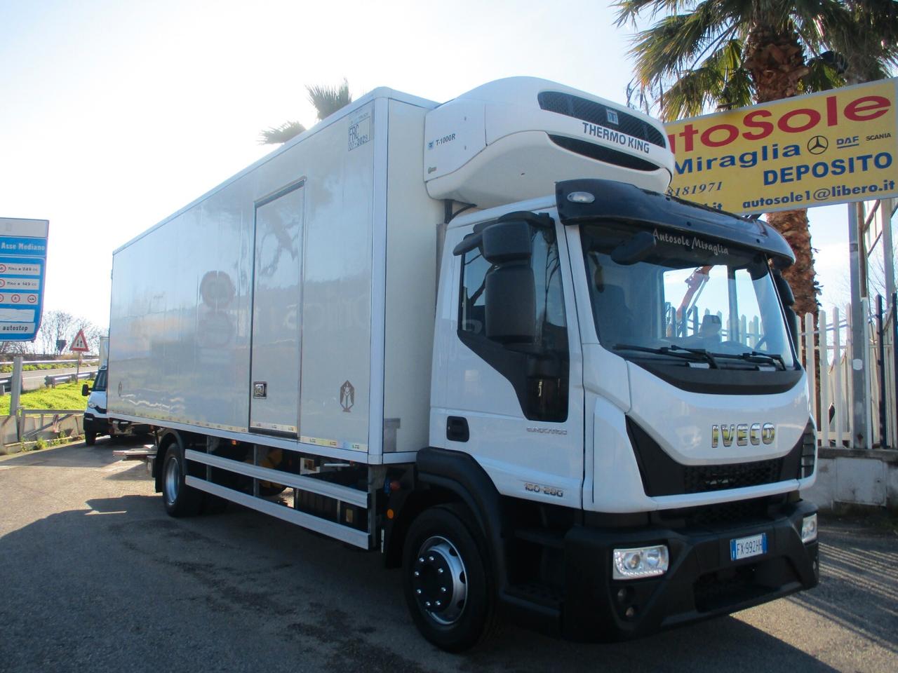 IvecoEUROCARGO 160/28 E6 FRIGO+PEDANA FRC 19 PEDANE