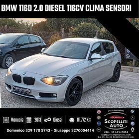 bmw 116D 2.0 diesel 116cv sensori clima distribuzione nuova