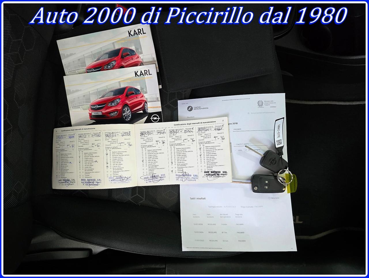 Opel Karl Rocks 1000 GPL di serie Tagliando e Garanzia