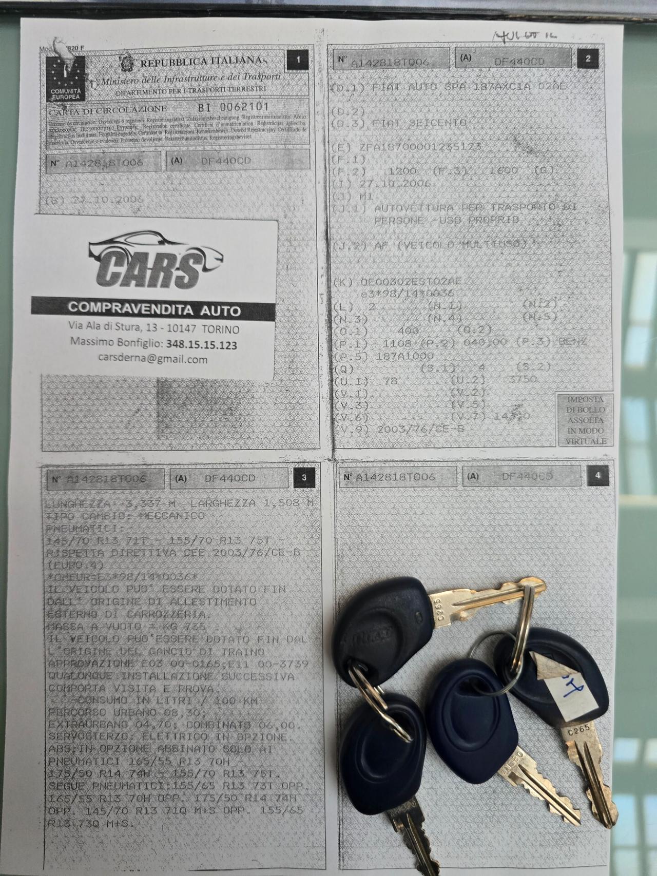 Fiat 600 1.1 50th Anniversary