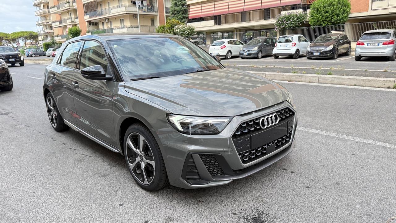 Audi A1 SPB 30 TFSI S tronic S line edition LED NAVI KAMERA PACK LUCI CERCHI 17 CLIMA AUTOMATICO