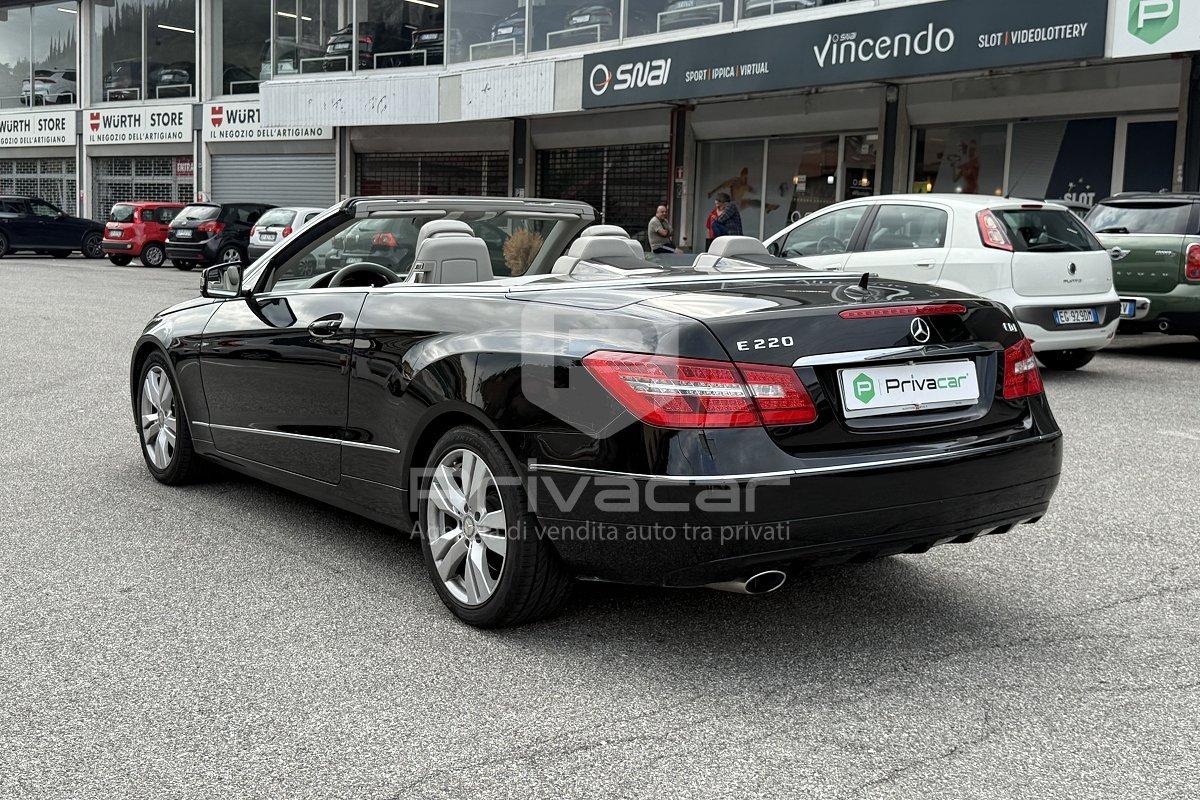 MERCEDES E 220 CDI Cabrio BlueEFFICIENCY Avantgarde