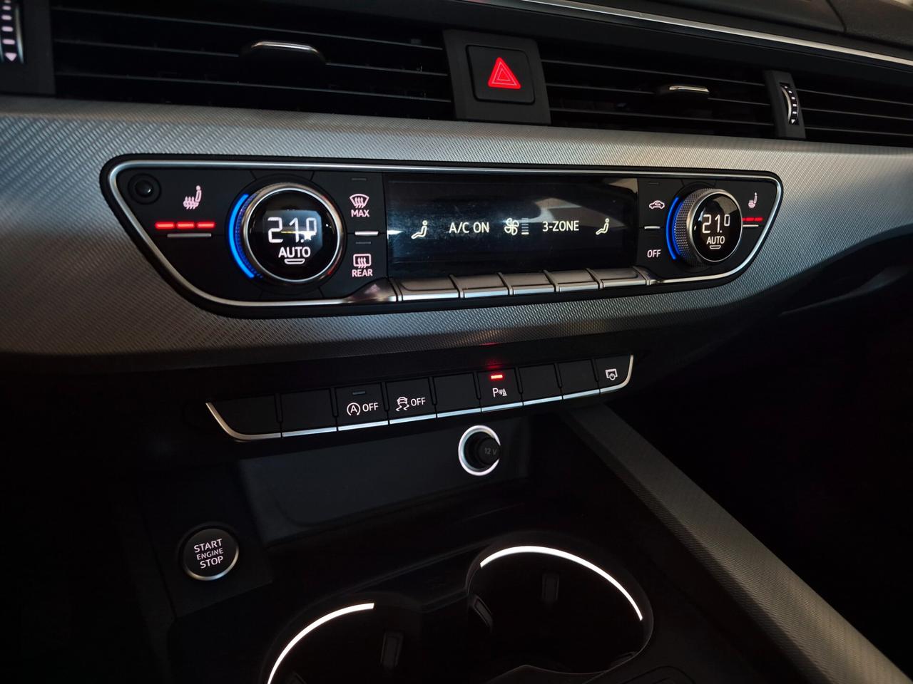 Audi A4 AVANT 2.0 TDI 150CV S-TRONIC LED NAVI CLIMA 3 ZONE SEDILI RISC. WIRELESS