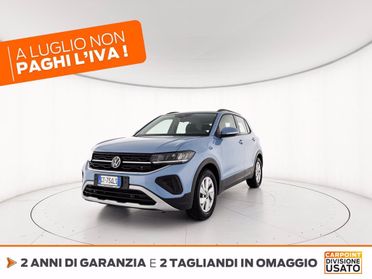 VOLKSWAGEN T-cross 1.0 tsi life 115cv dsg del 2024