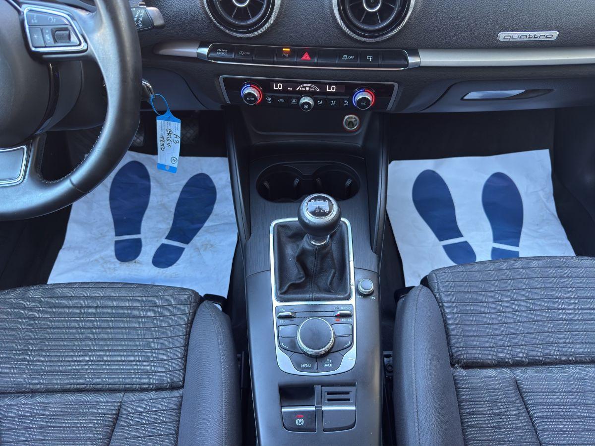 AUDI - A3 Sportback - 2.0 TDI 150 CV quattro S LINE edition TETTO