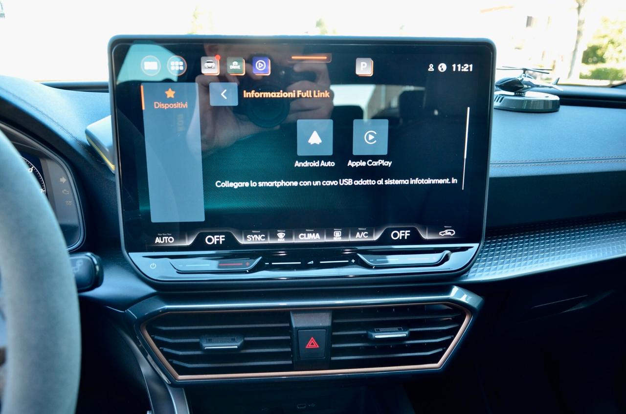 CUPRA LEON 1.5 HYBRID 150cv DSG, GARANZIA CUPRA 12/26, UNICOPROPRIETARIO, IVA ESPOSTA, UFF ITALIANA, EURO 6E, TETTO, FULL LED, PERMUTE