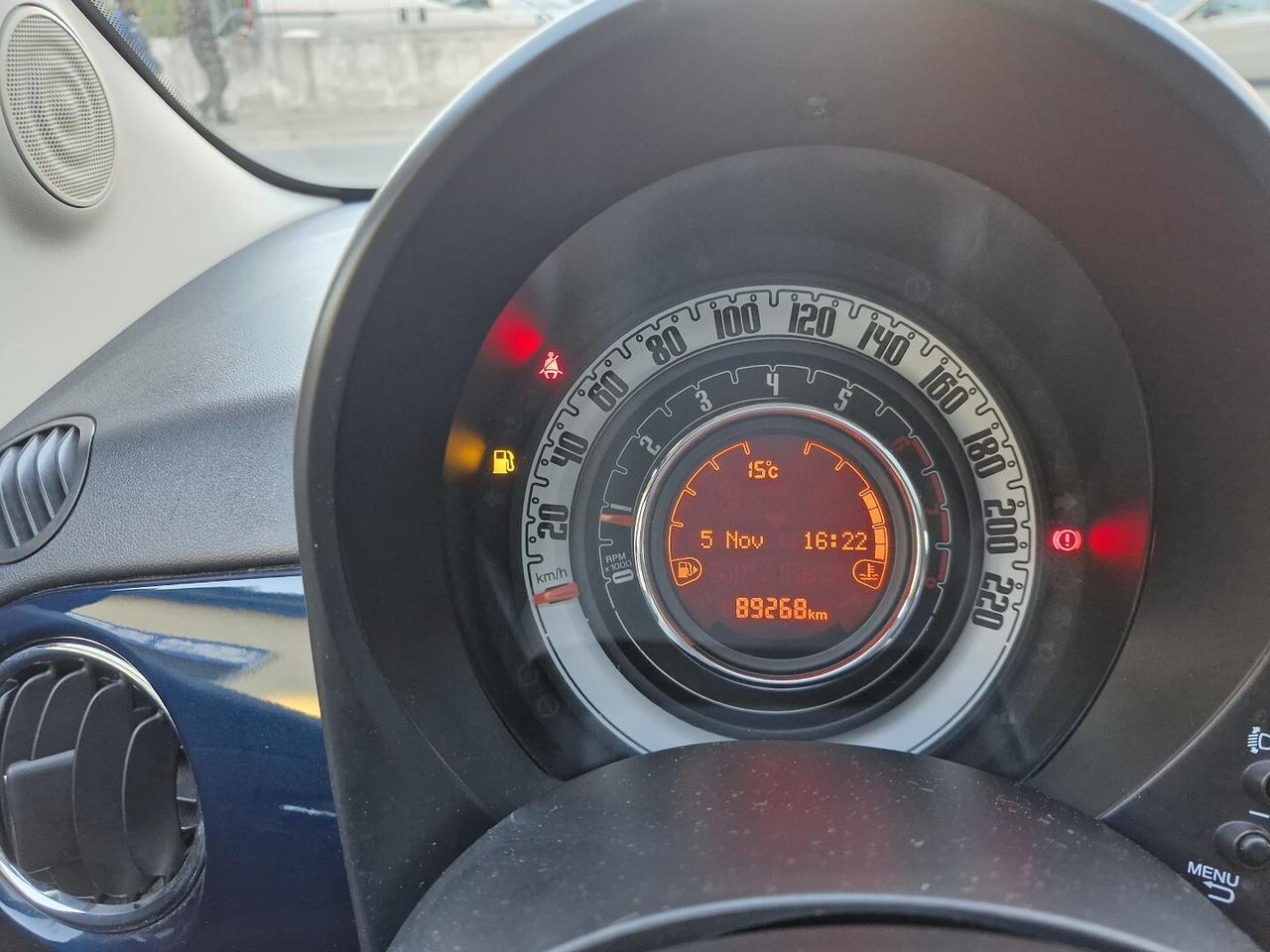 FIAT 500 1.2 BENZINA 69CV LOUNGE 80000KM ANNO 2017