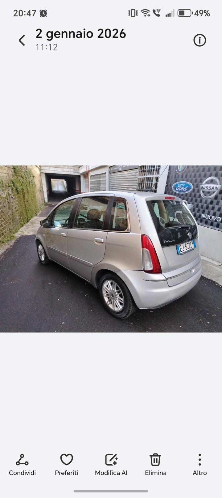 Lancia MUSA 1.3 Mjt 16V 95 CV S&S DPF Oro