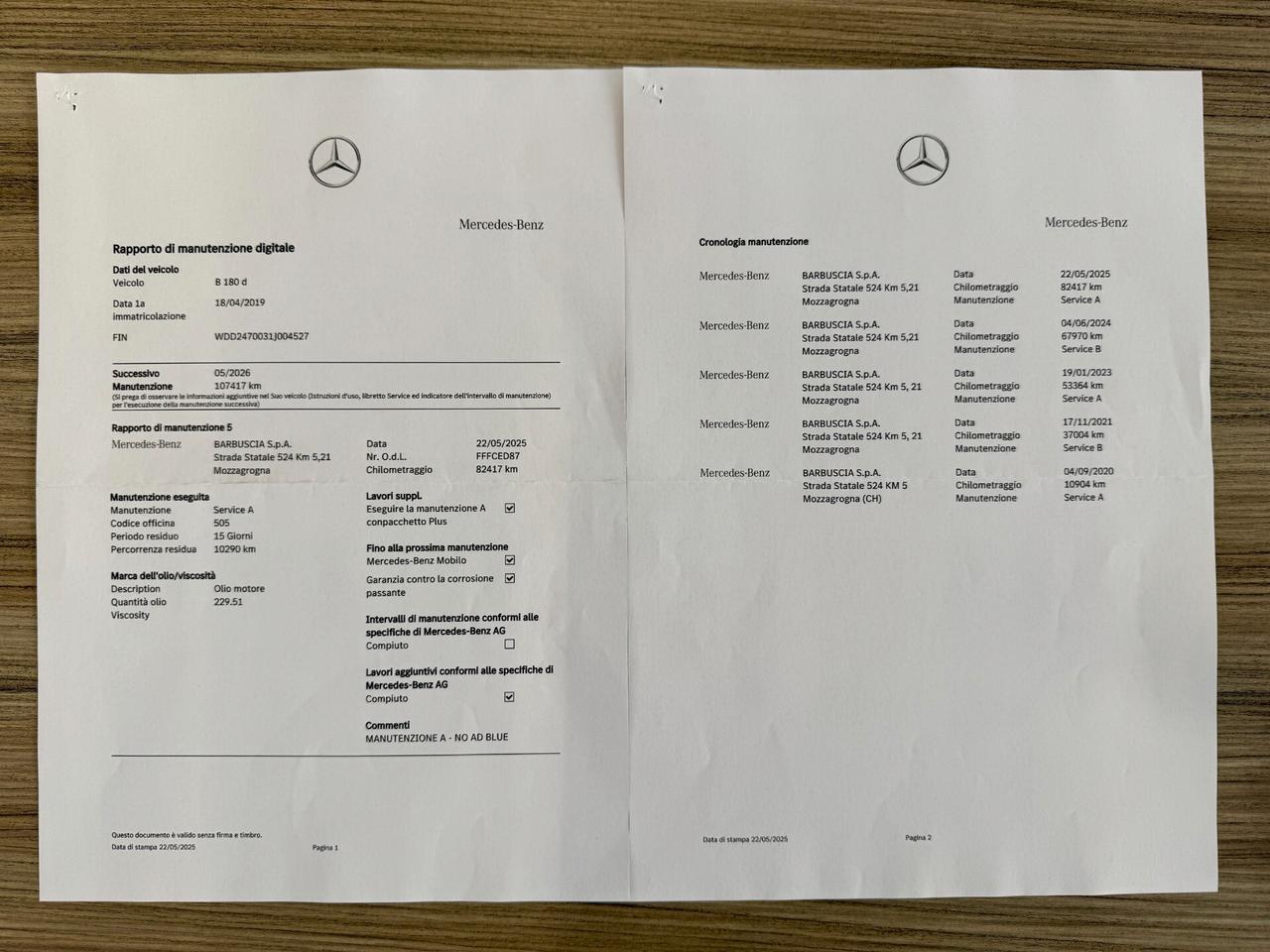 Mercedes B 180d Autom. LED/Display PRO/RetroCam/Premium