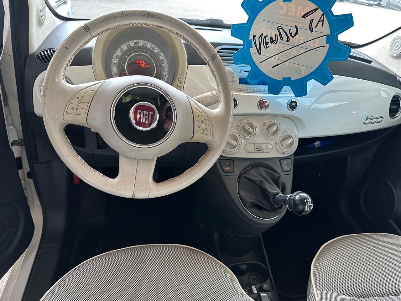 Fiat 500 1.2 Lounge panoramica