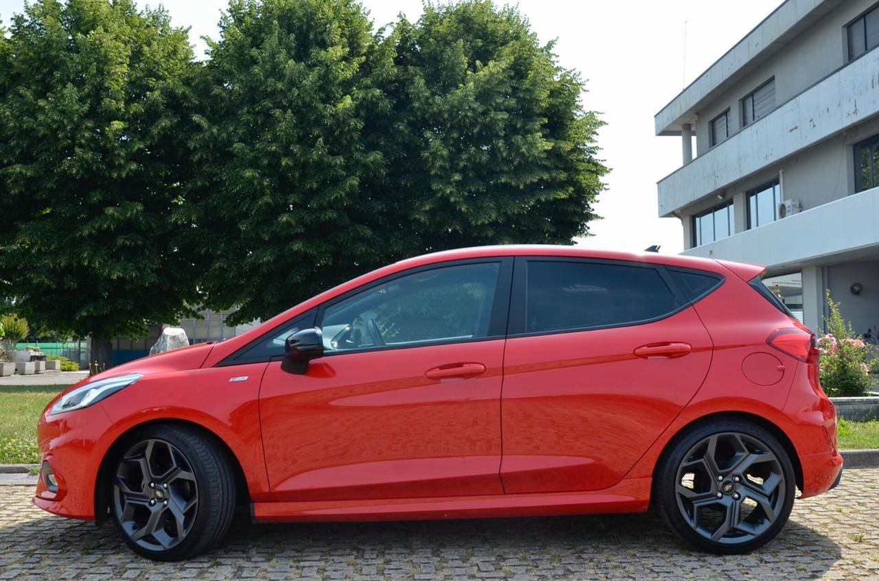 FORD FIESTA 5p 1.0 ECOBOOST ST-LINE 95cv, UFF ITALIANA, SERVICE FORD, EURO 6D, APPLE ANDROID, PERMUTE