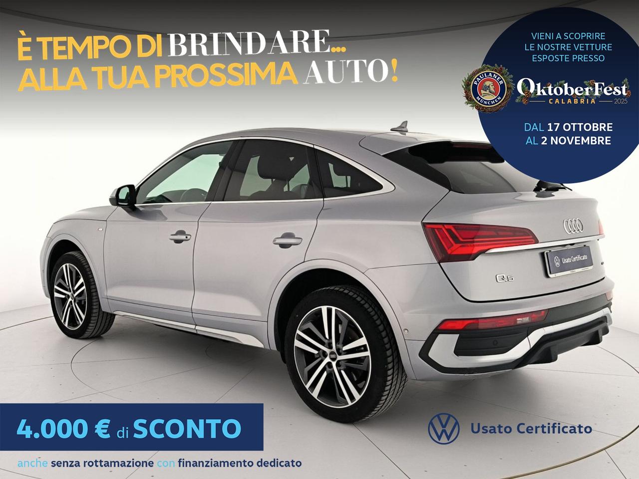 Audi Q5 sportback 40 2.0 tdi mhev 12v s line plus quattro s-tronic