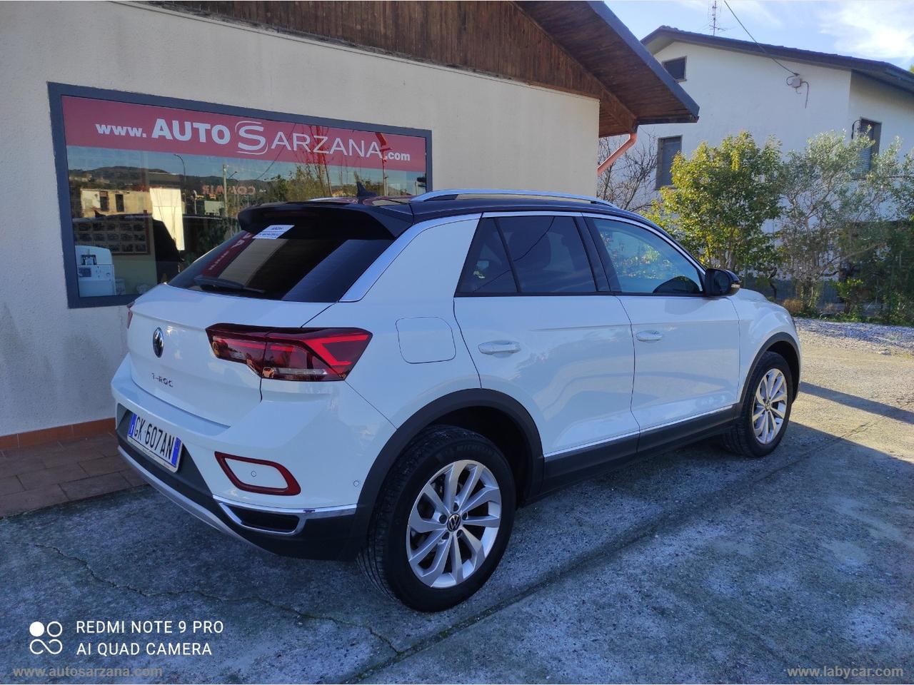 VOLKSWAGEN T-Roc 1.0 TSI Style BMT 3 ANNI GARANZIA -- 15GG SODDISFATTI O RIMBORSATI
