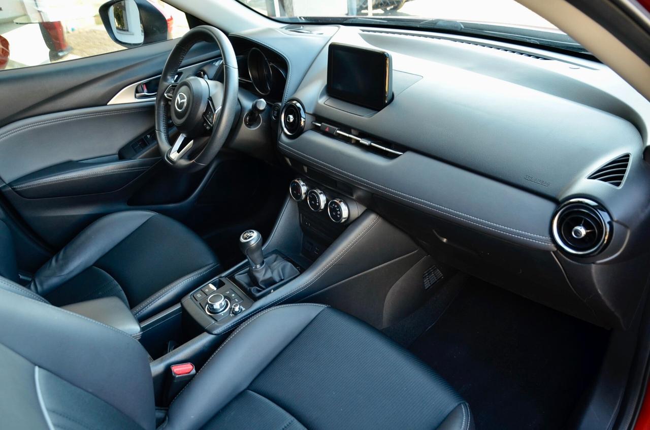 MAZDA CX-3 2.0 EXCEED AWD 150cv, UNICOPROPRIETARIO, EURO 6D, FARI FULL LED, RETROCAMERA, PERMUTE