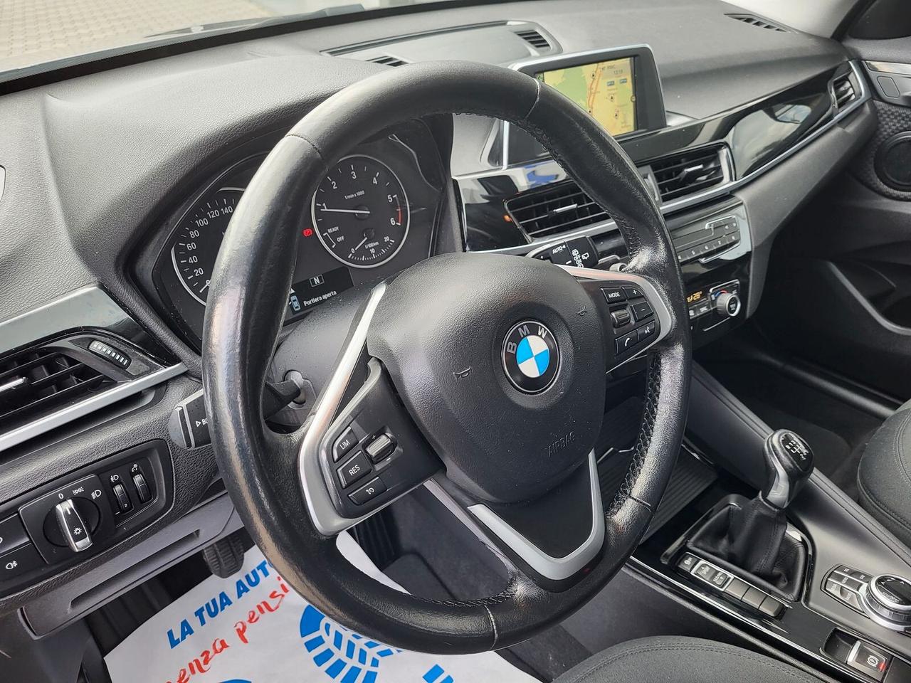 Bmw X1 sDrive 18d 150 CV Euro 6 - UNiCO PROPRIETARIO - NAVIGATORE