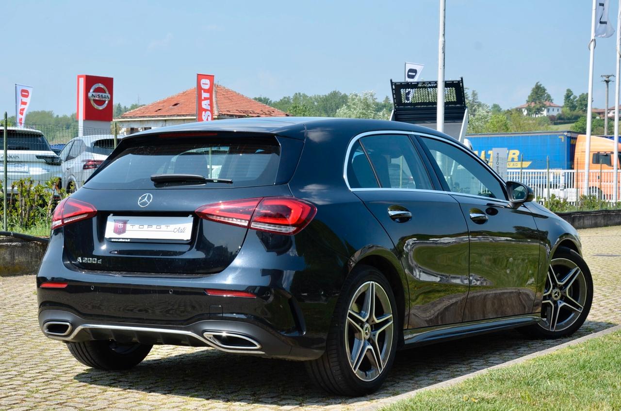 MERCEDES-BENZ A 200d PREMIUM AMG LINE 150cv AUTO, EURO 6D, 64 COLORI, HI-FI PREMIUM, RETROCAMERA, PERMUTE