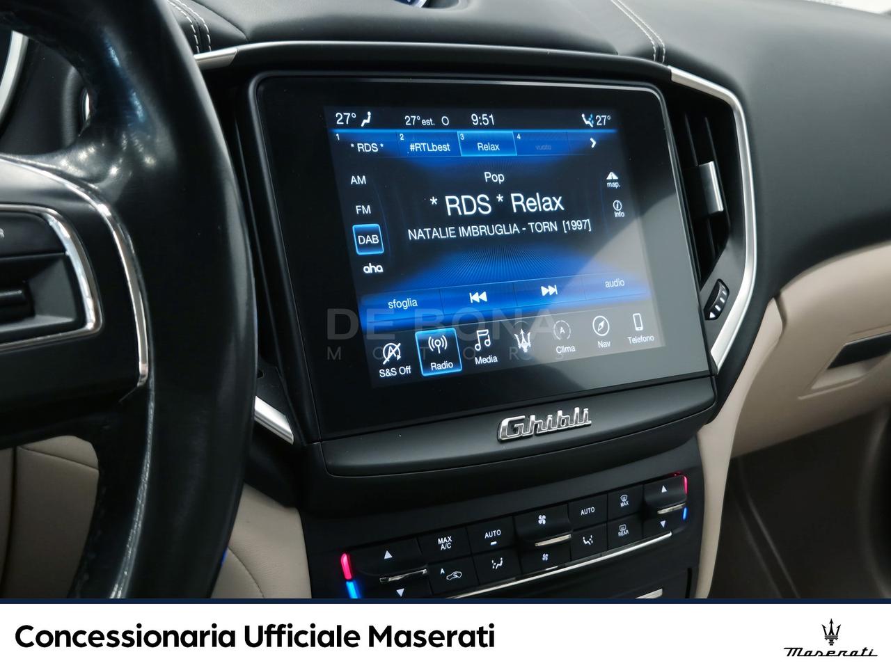 Maserati Ghibli 3.0 v6 ds granlusso 250cv auto my19