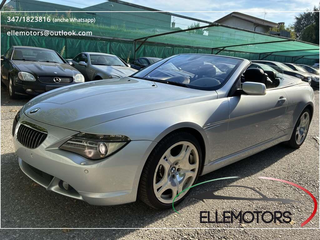 BMW Serie 6 E64 Cabrio 645 Ci Cabrio 4.4 V8 333 CV Automatica – Pelle – Navi