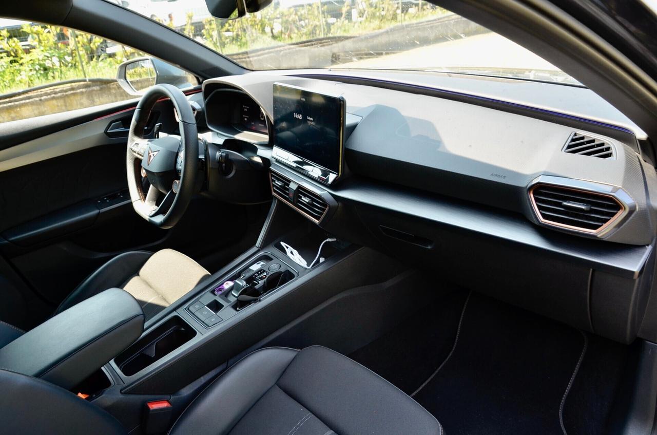 CUPRA LEON 1.4 E-HYBRID PLUG-IN VZ 245cv DSG, GAR. CUPRA 10/27, SERVICE CUPRA, UFF ITALIANA, EURO 6D, SCARICO, CERCHI MOTEC 19", DCC, PERMUTE