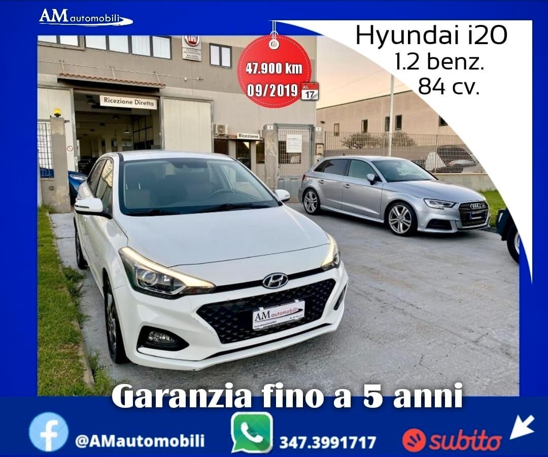 Hyundai i20 1.2 benzina 84 cv. 5 porte