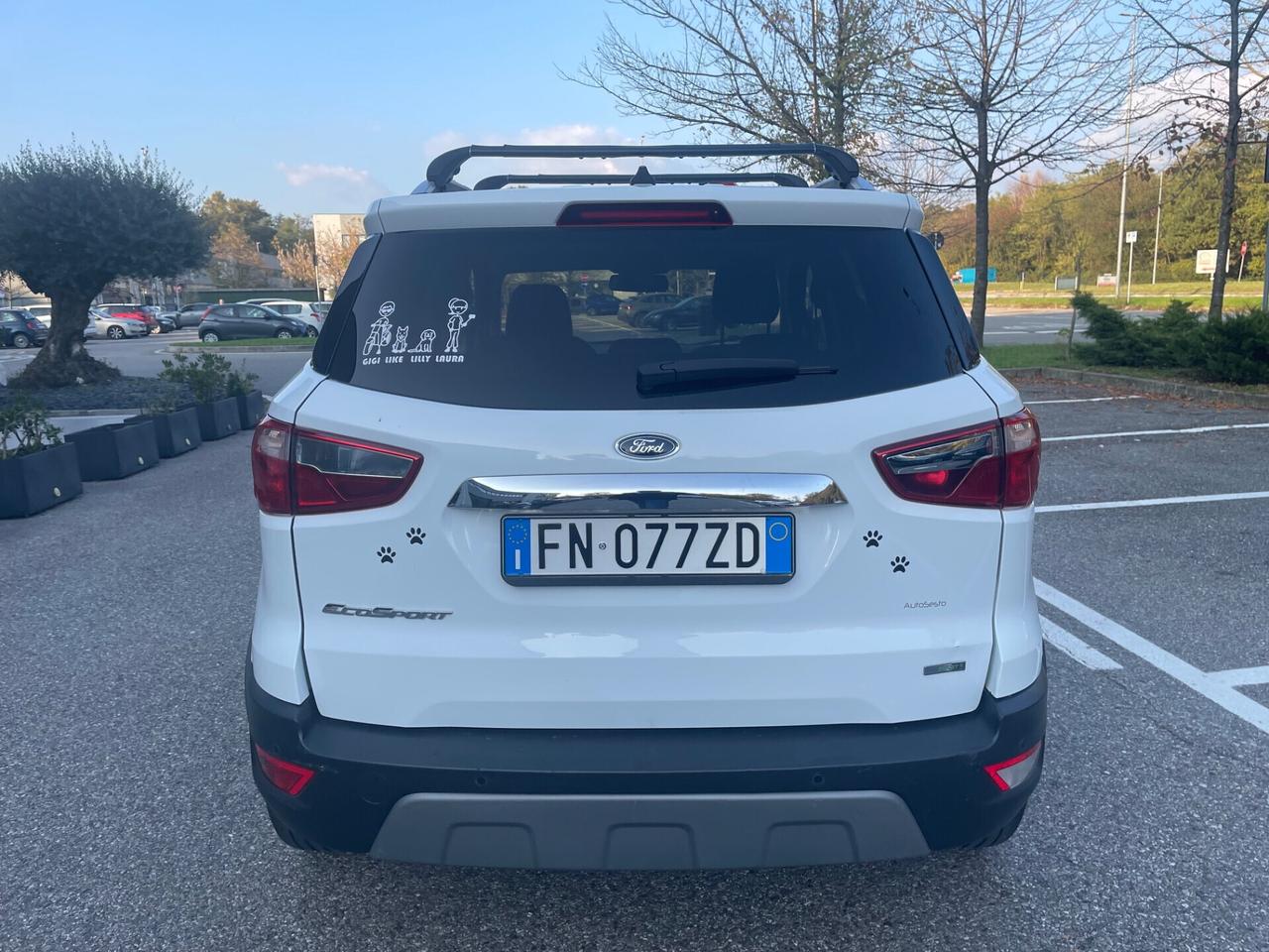 Ford EcoSport 1.0 EcoBoost 125 CV*Tetto*Navi*Cerchi*Neopatentati*