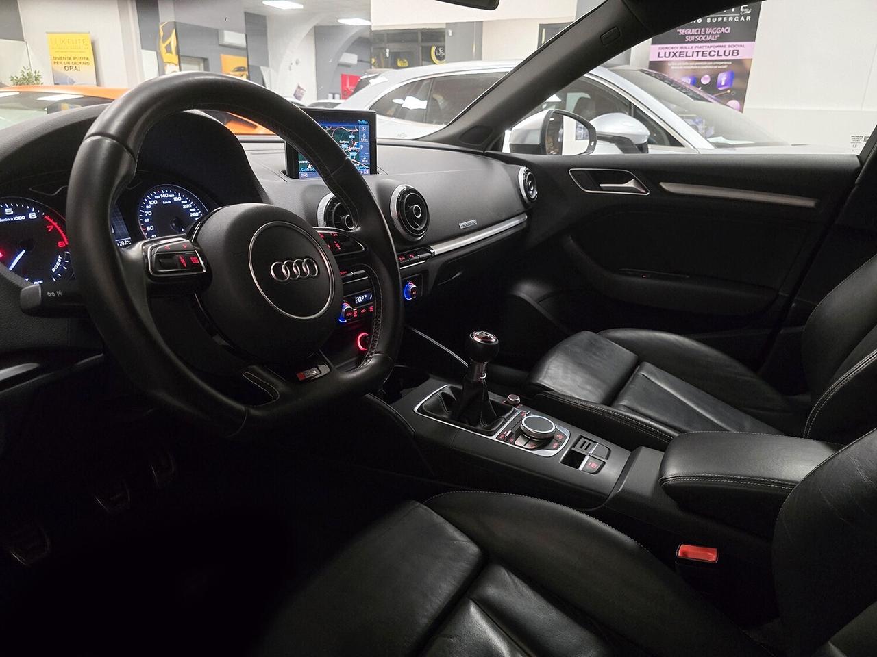 Audi S3 III Sportback 2.0 tfsi quattro MANUALE _ FULL LED GARANZIA 12 MESI TUTTA ORIGINALE