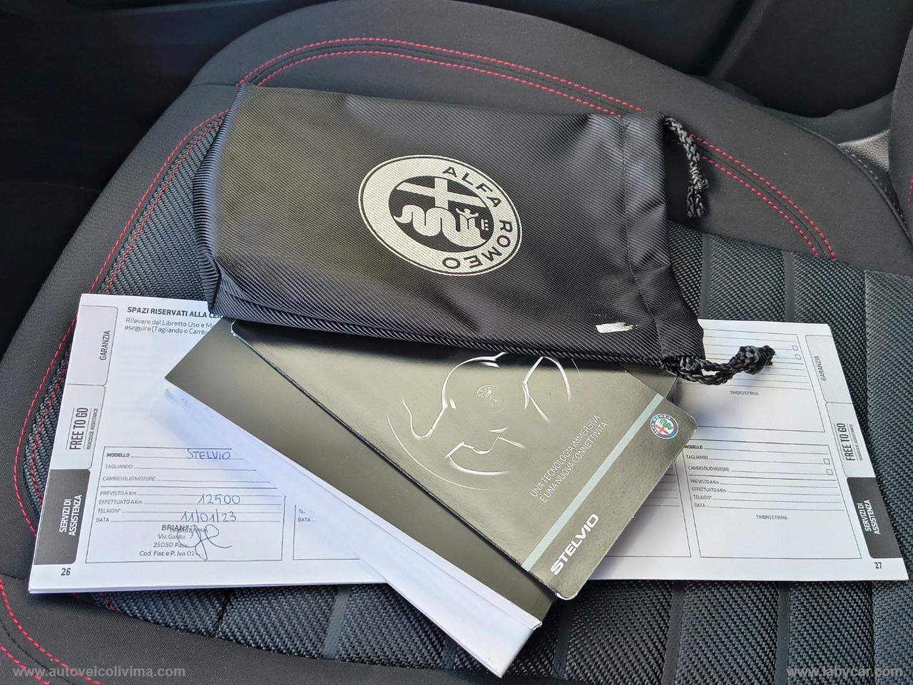 ALFA ROMEO Stelvio 2.2 T.diesel 160CV AT8 RWD Bus. TAGLIANDI ALFAROMEO