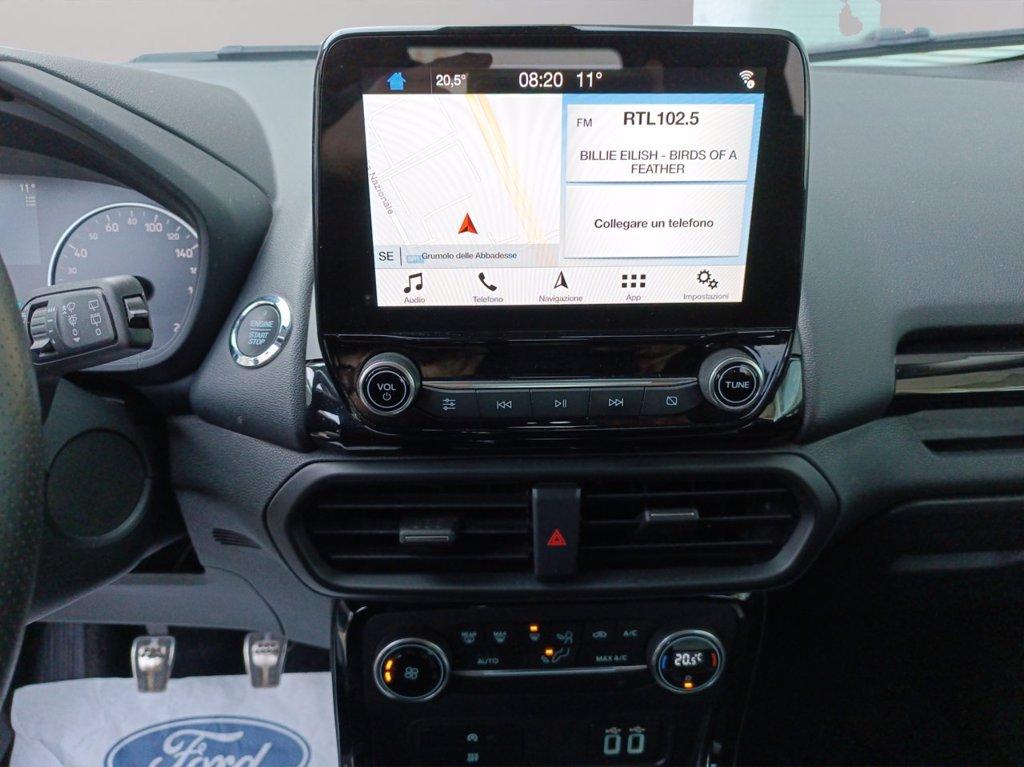 FORD EcoSport 1.5 ecoblue ST-Line s&s 100cv my19 del 2018