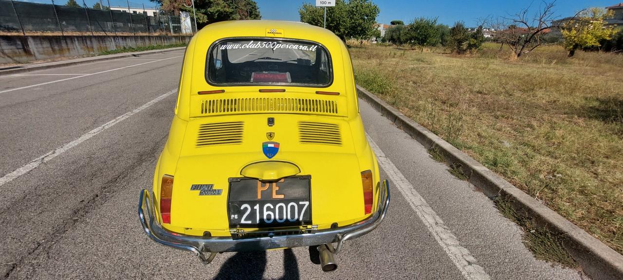 FIAT 500 TUTTA ORIGINALE CON PARECCHIE MODIFICHE TETTO APRIBILE MOTORE COME NUOVO
