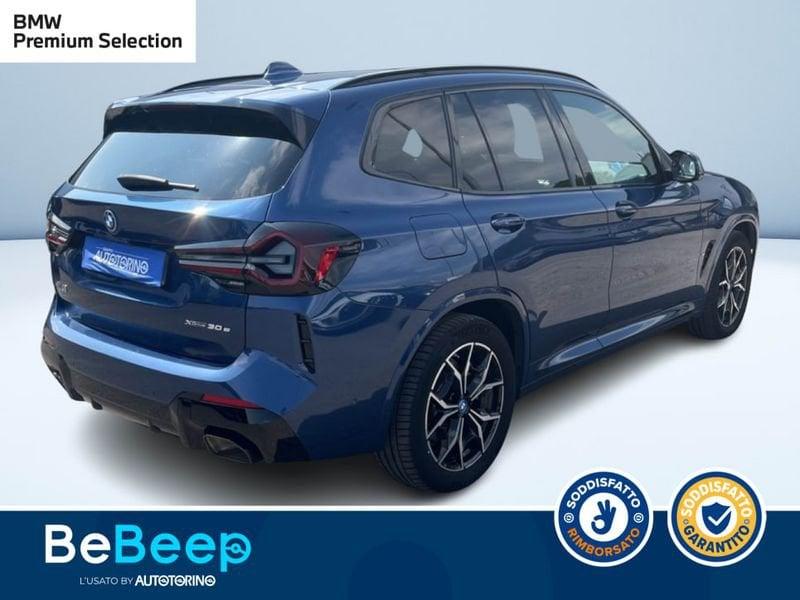 BMW X3 XDRIVE30E MSPORT AUTO