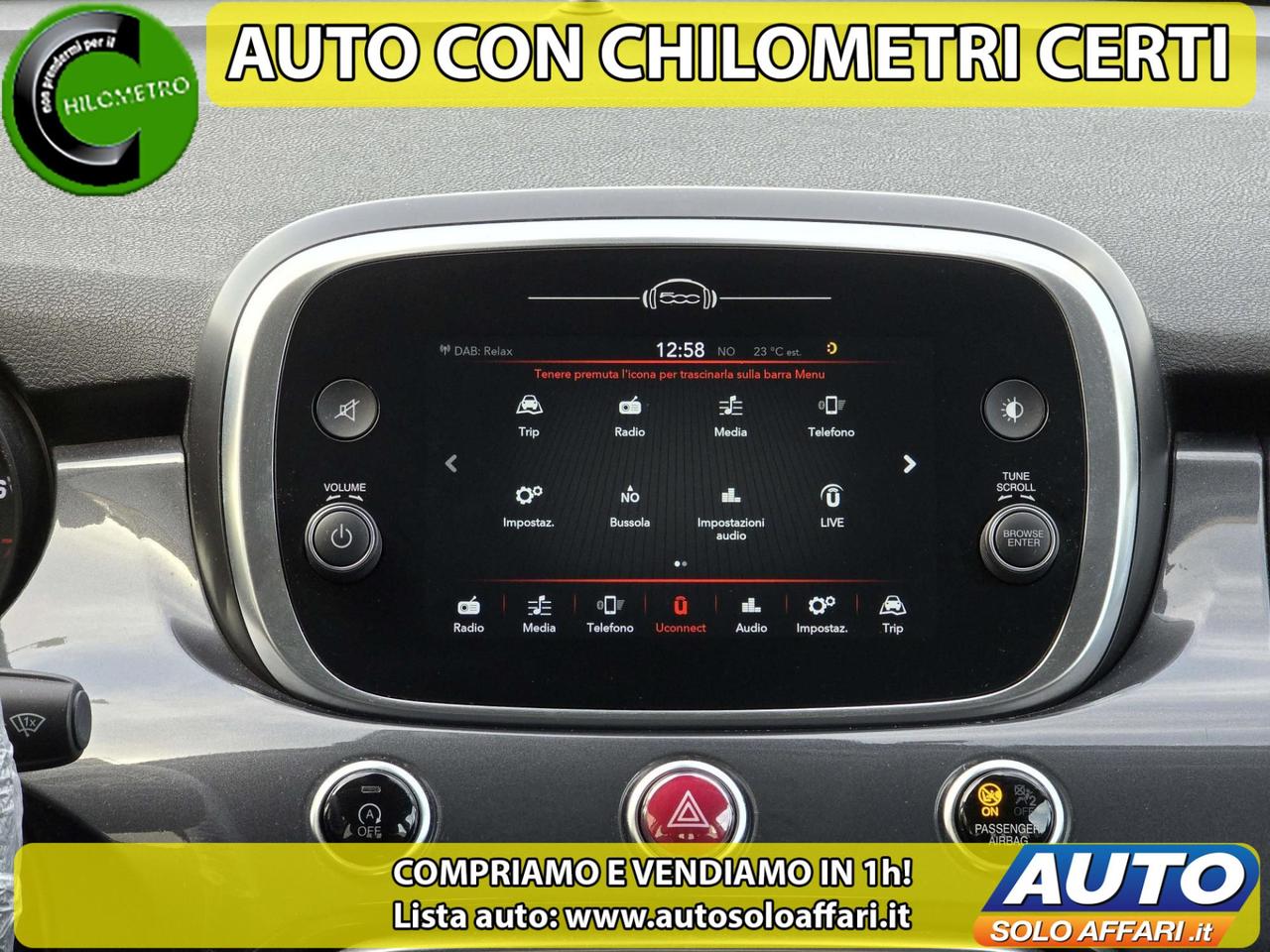 Fiat 500 X 500X 1.0 T3 CITY CROSS 58.000KM EURO6D TAGLIANDI UFFICIALI