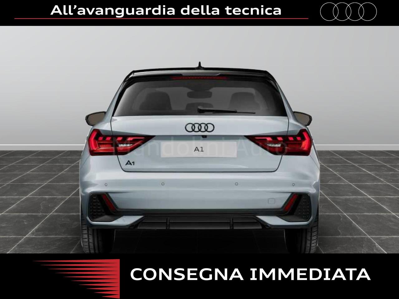 Audi A1 sportback 30 1.0 tfsi 116cv identity black s tronic