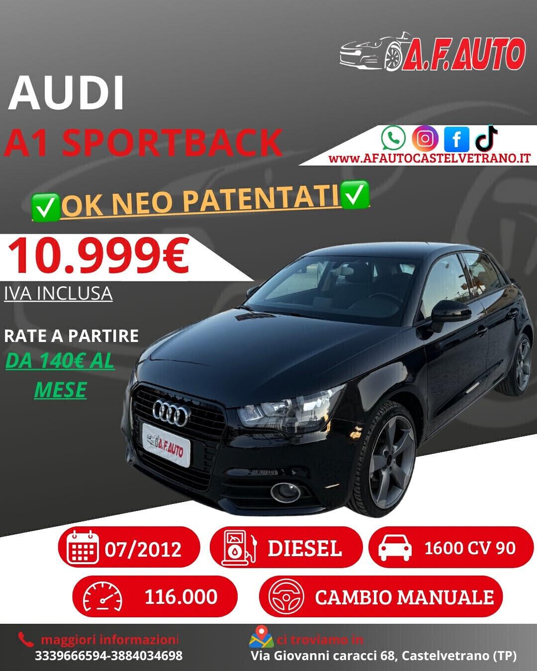 Audi A1 1.6 TDI 105 CV Ambition